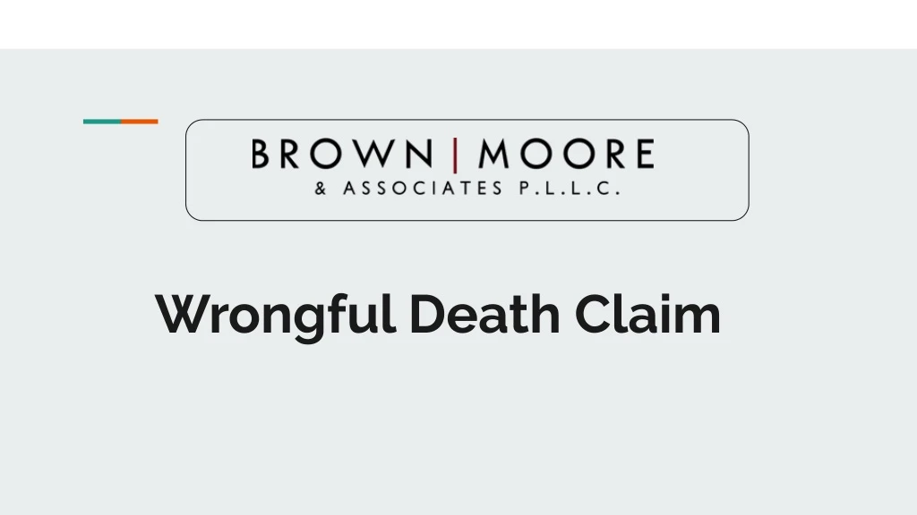 wrongful death claim