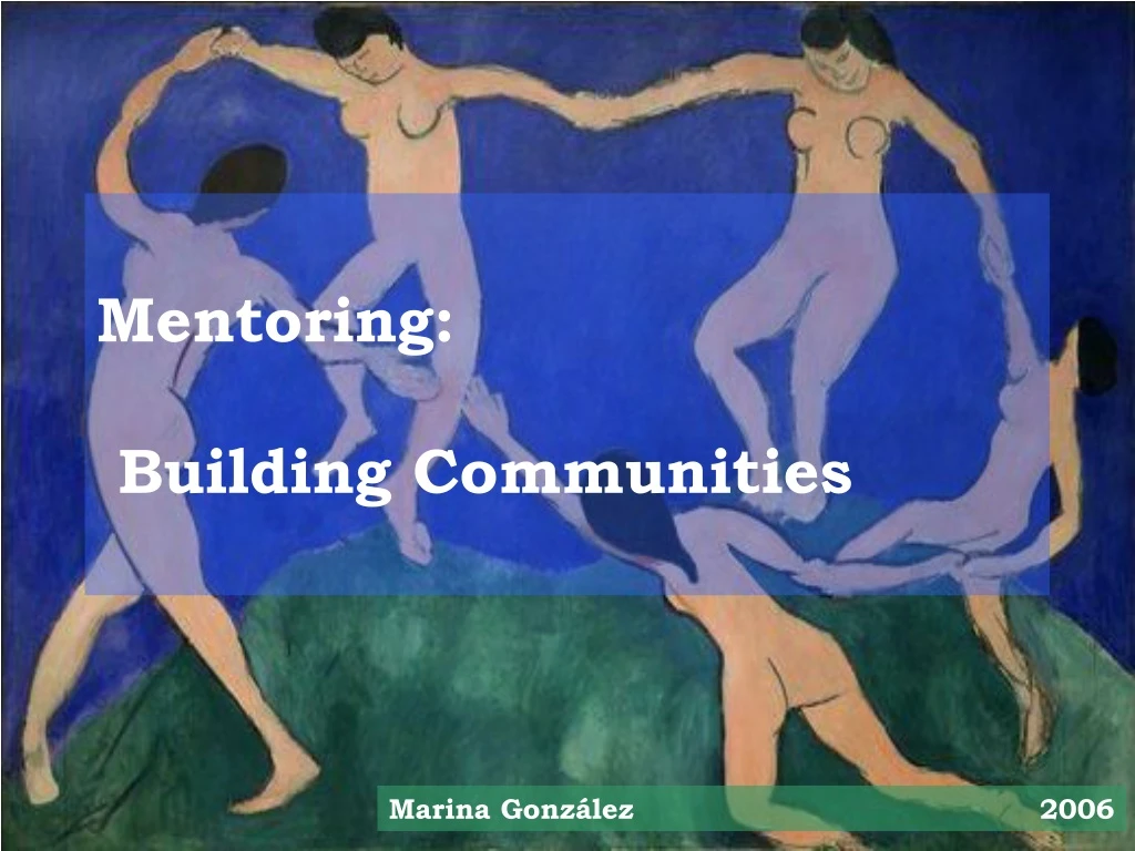 mentoring building communities