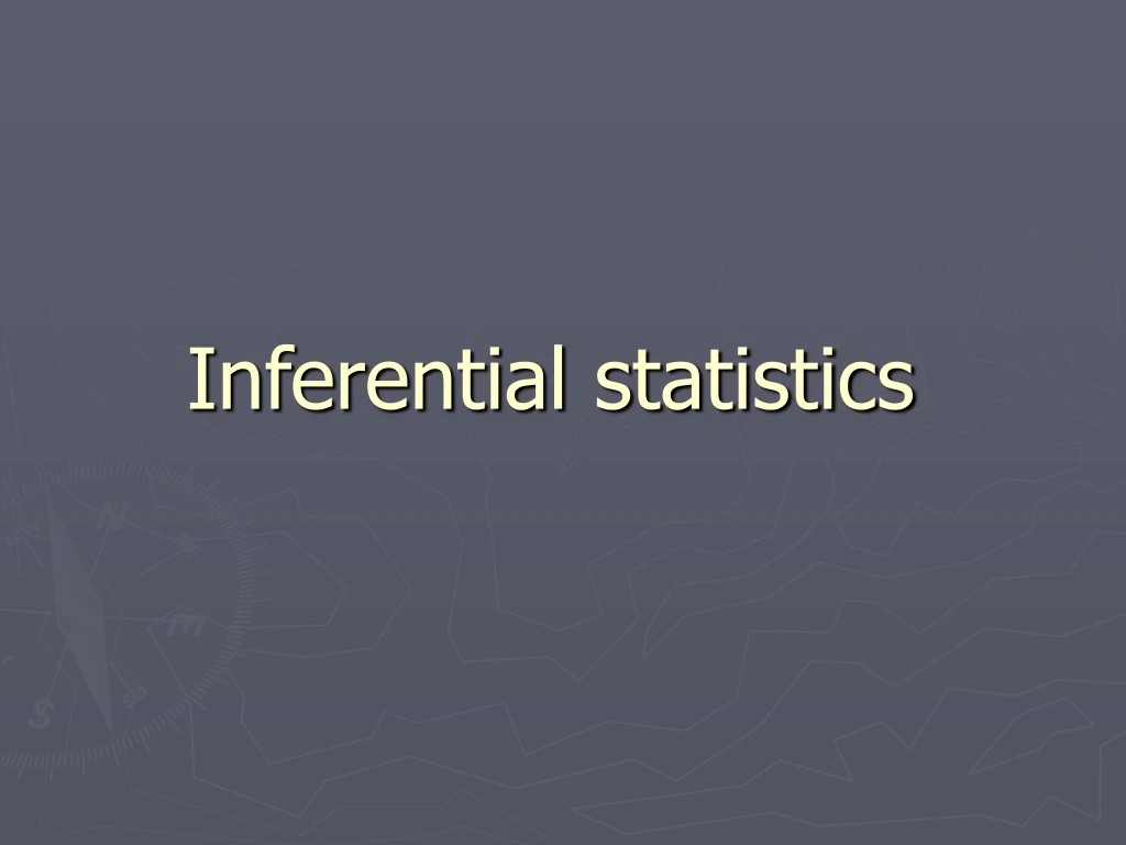 inferential statistics