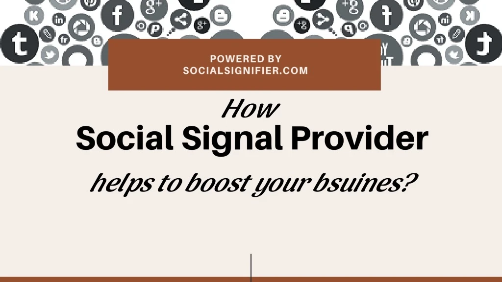 social signal provider