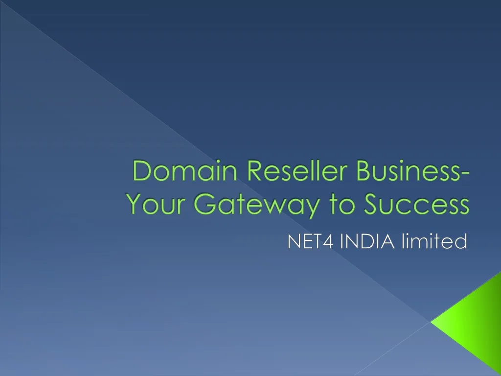 domain reseller business your gateway to success