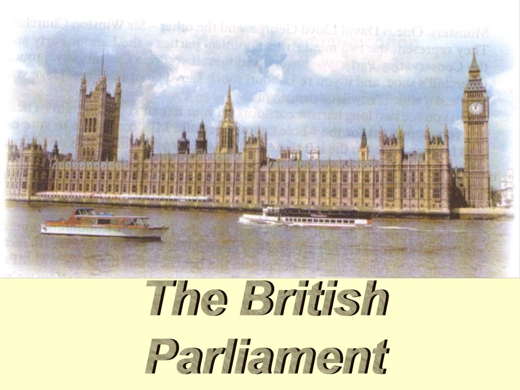 the british parliament