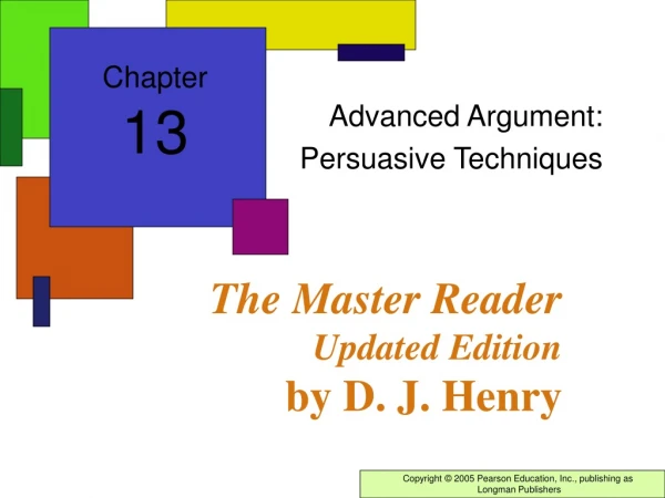 The Master Reader Updated Edition by D. J. Henry