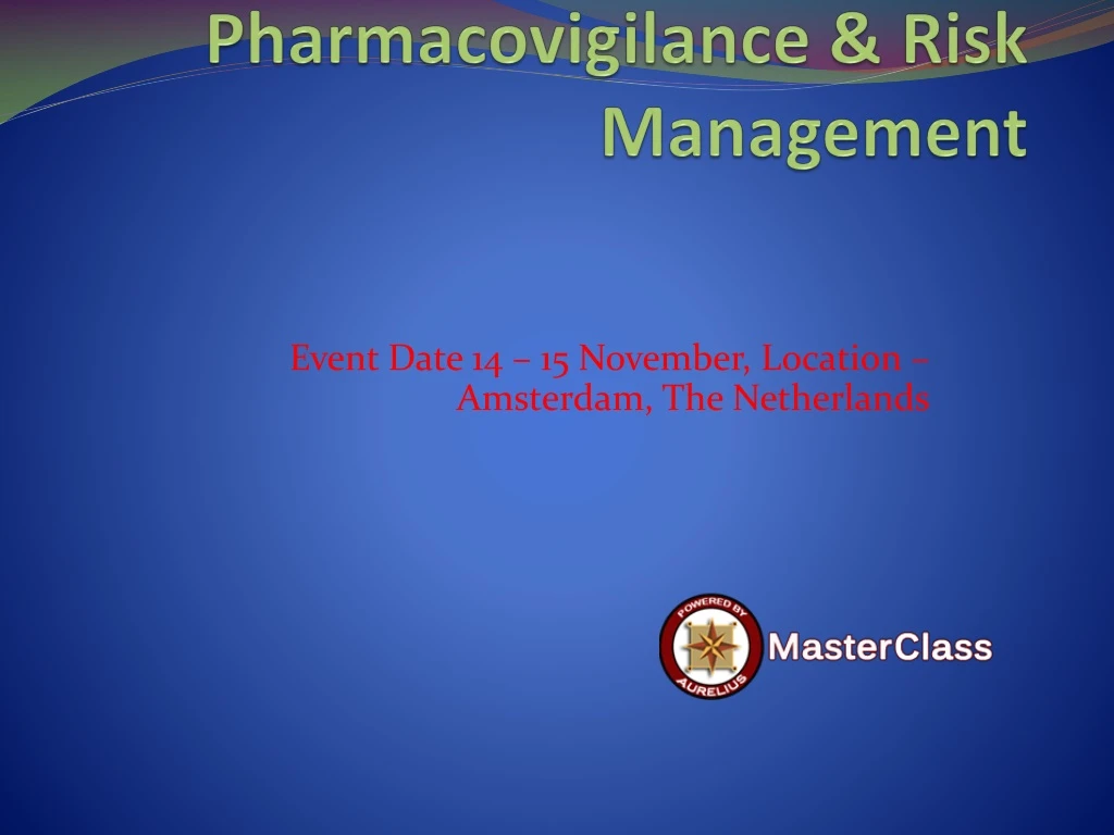 pharmacovigilance risk management