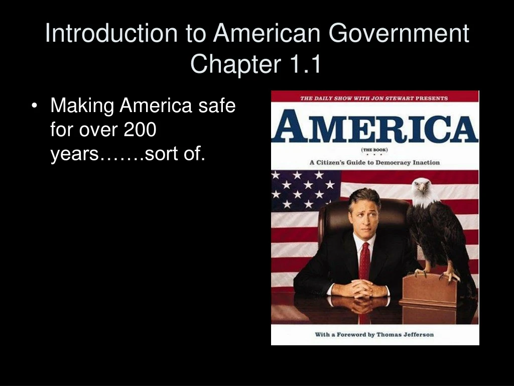 introduction to american government chapter 1 1