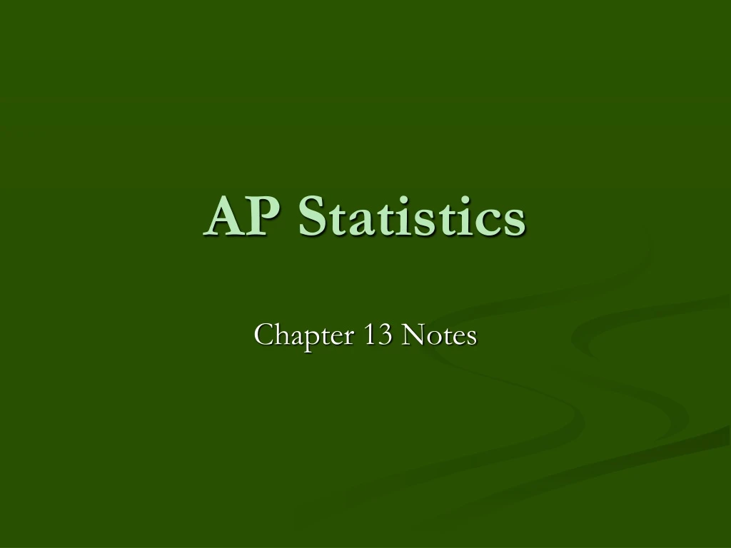 ap statistics