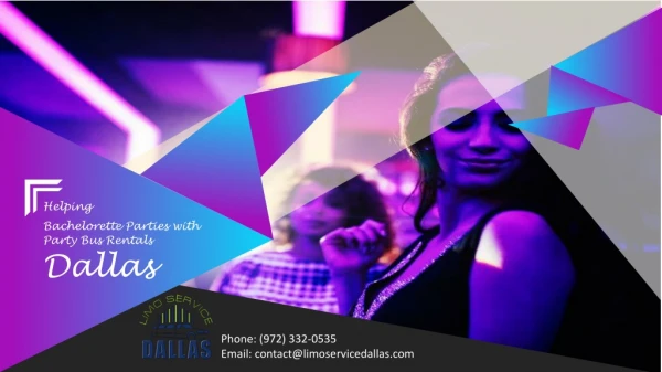 Helping Bachelorette Parties with Party Bus Rentals Dallas