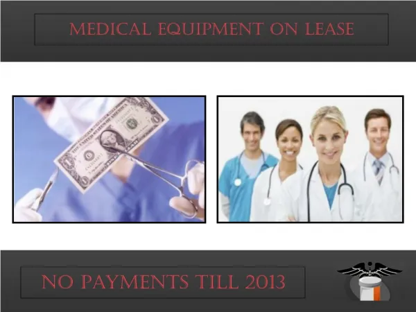 Medical Equipment Lease