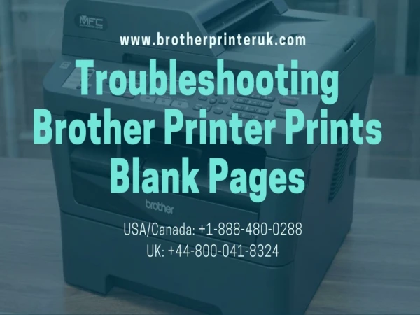 Brother Printer Print Blank Pages | Dial 1-888-480-0288