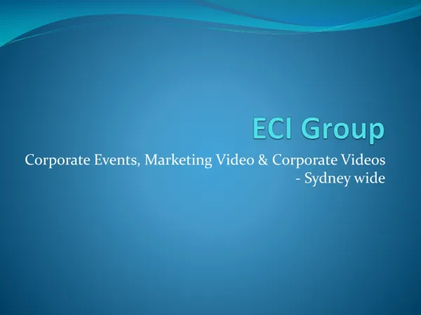 ECI Group