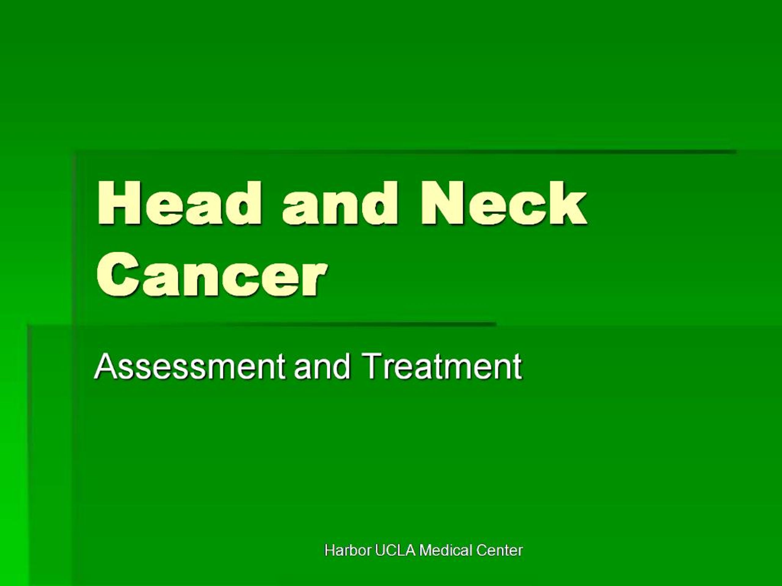 PPT - Head and Neck Cancer PowerPoint Presentation, free download - ID ...