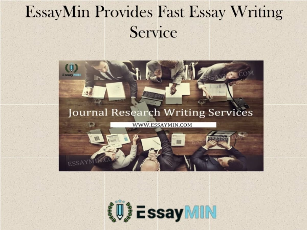 EssayMin Provides Fast Essay Writing Service