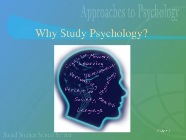 Why Study Psychology?