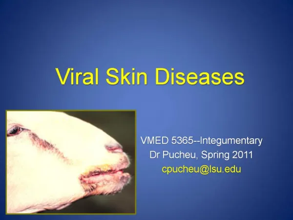 Viral Skin Diseases