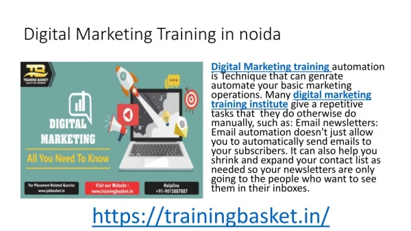 Digital Marketing Training in noida