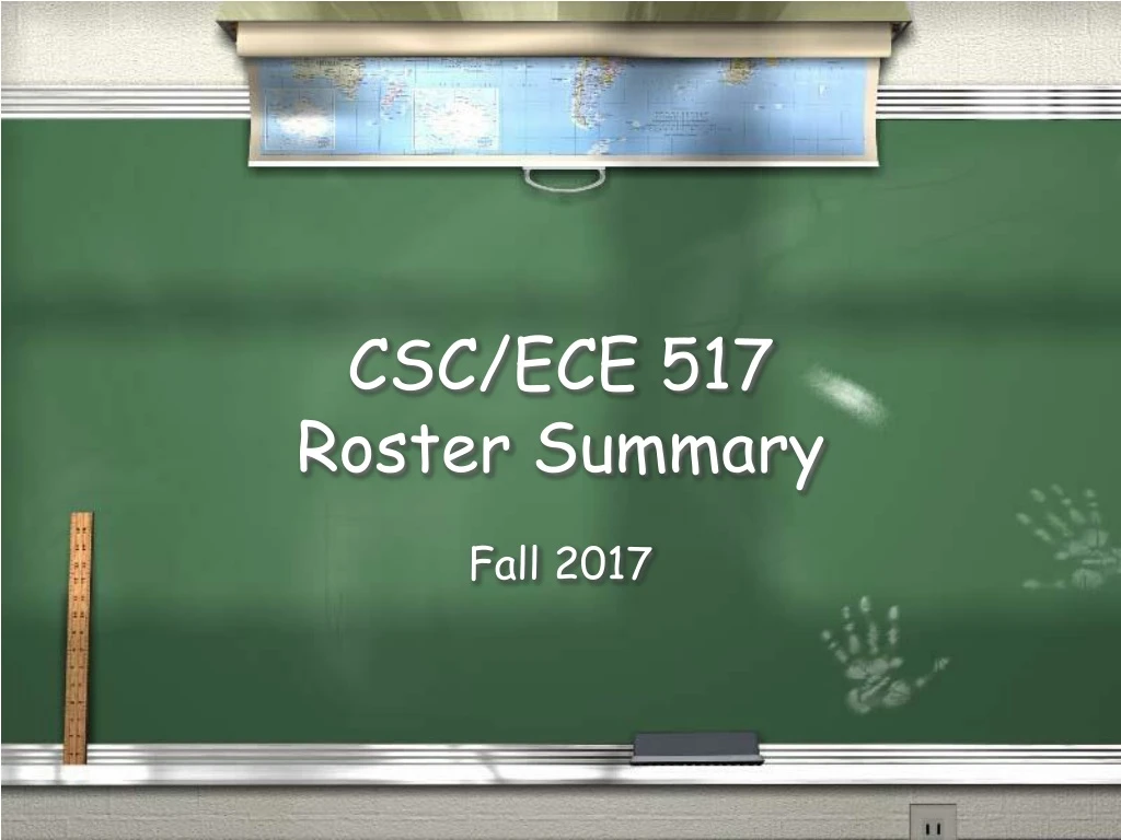 csc ece 517 roster summary