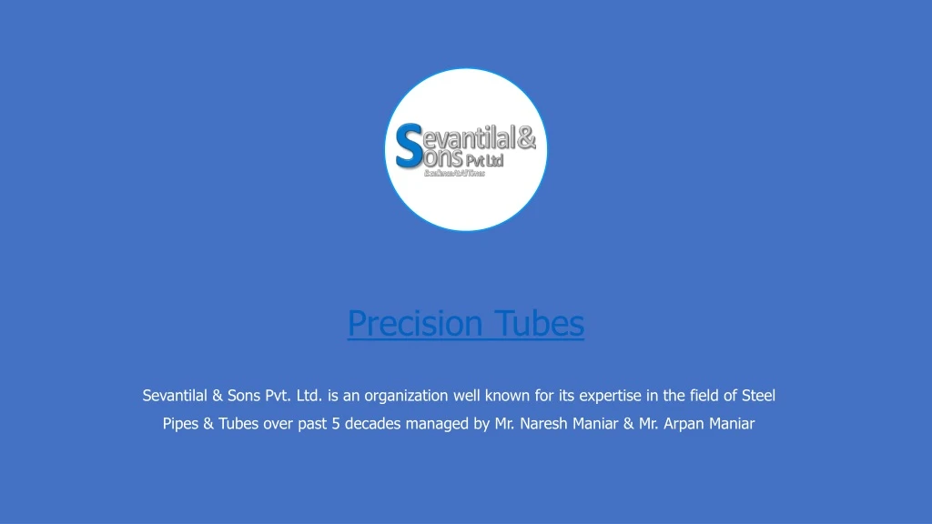 precision tubes