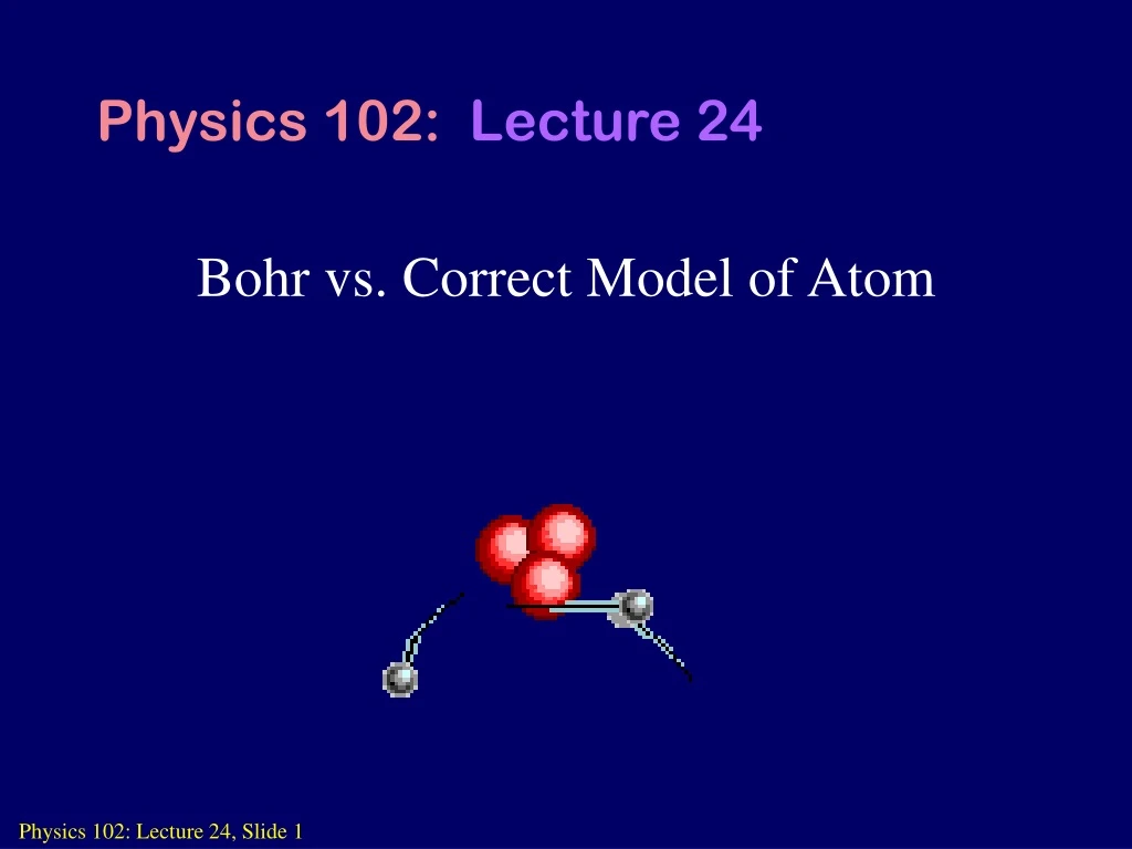 bohr vs correct model of atom