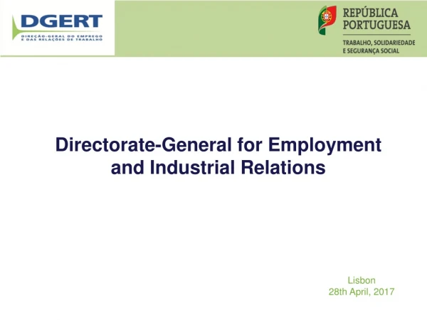 Directorate-General for Employment and Industrial Relations