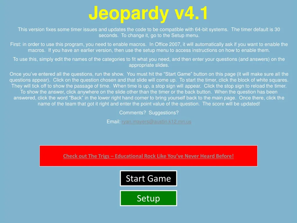 jeopardy v4 1 this version fixes some timer