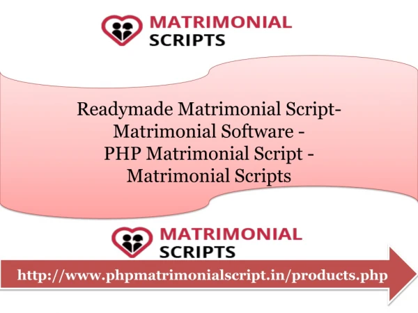 Readymade Matrimonial Script