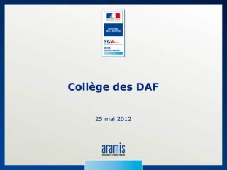 Coll ge des DAF - slide 1