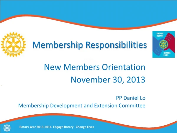 Membership Responsibilities