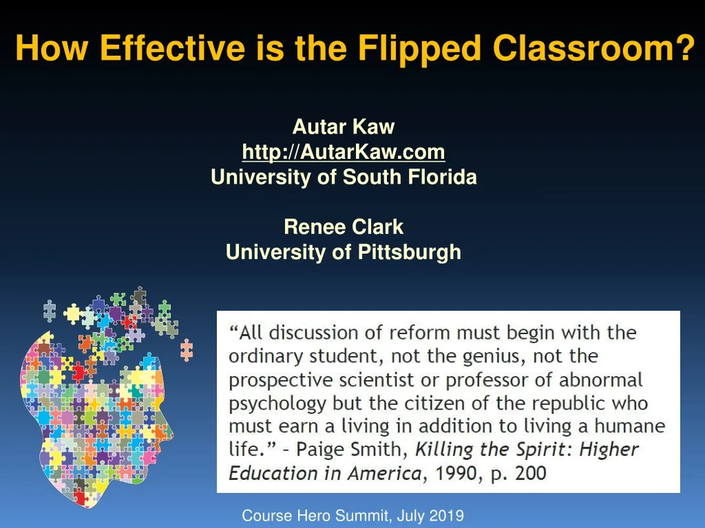how effective is the flipped classroom