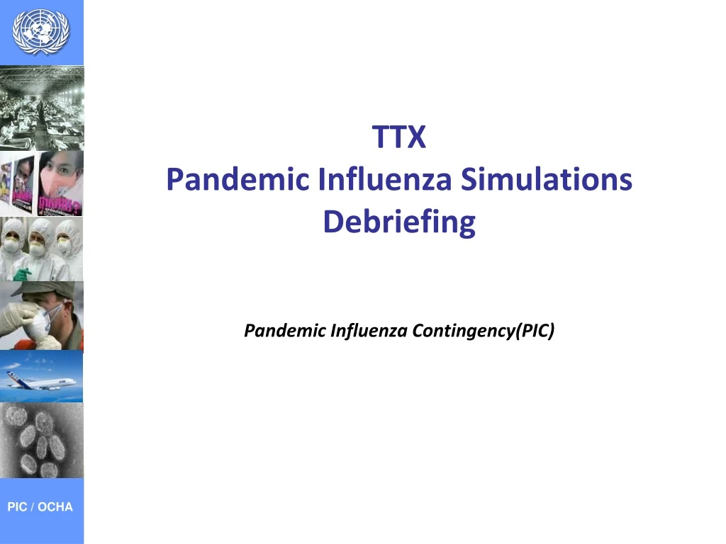 ttx pandemic influenza simulations debriefing