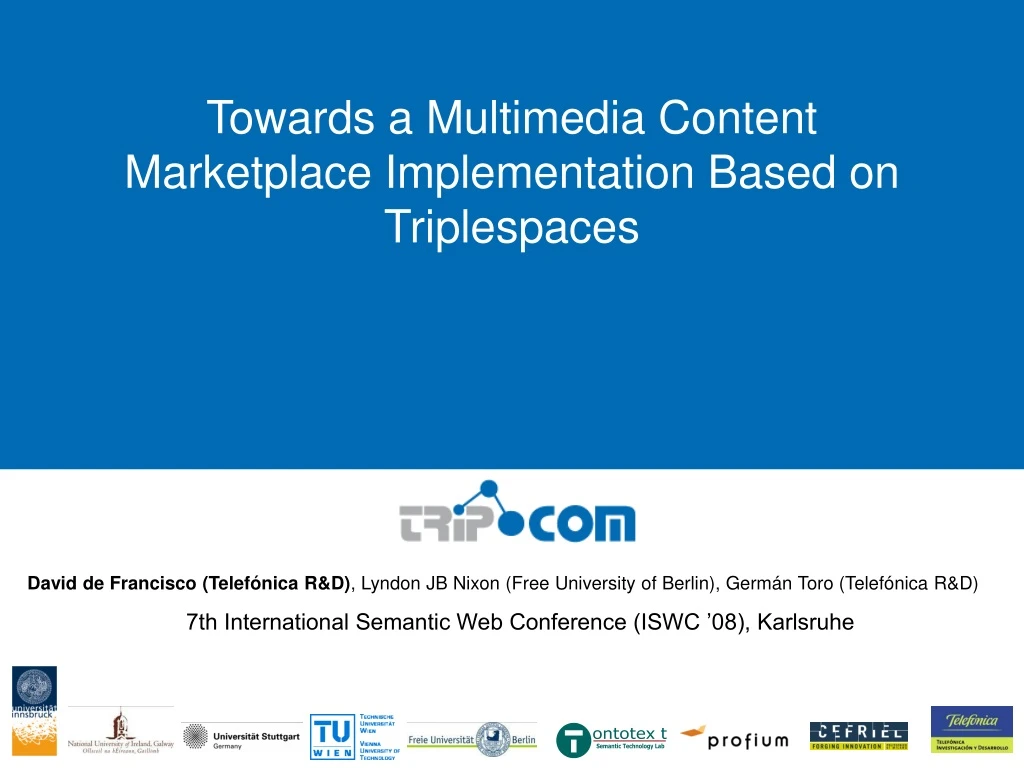 towards a multimedia content marketplace