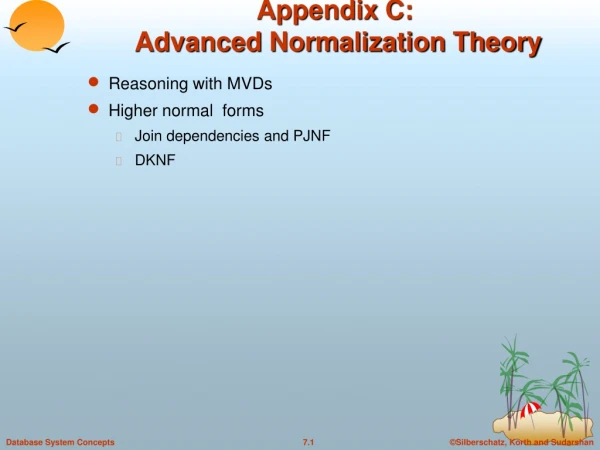 Appendix C: Advanced Normalization Theory