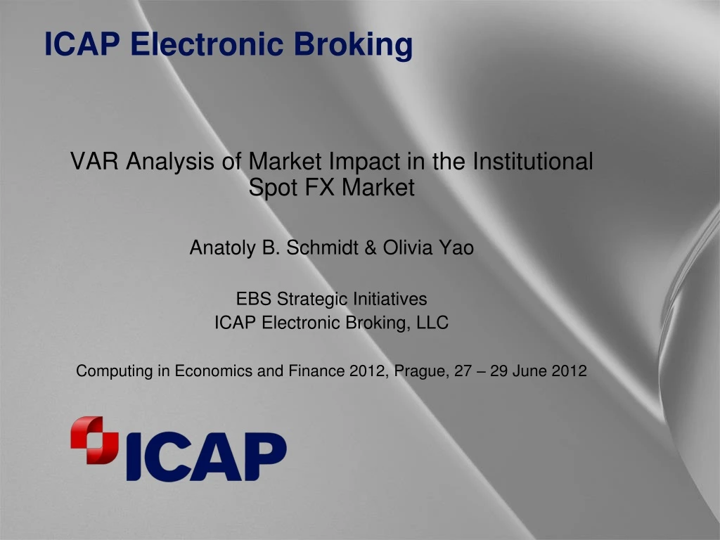 icap electronic broking