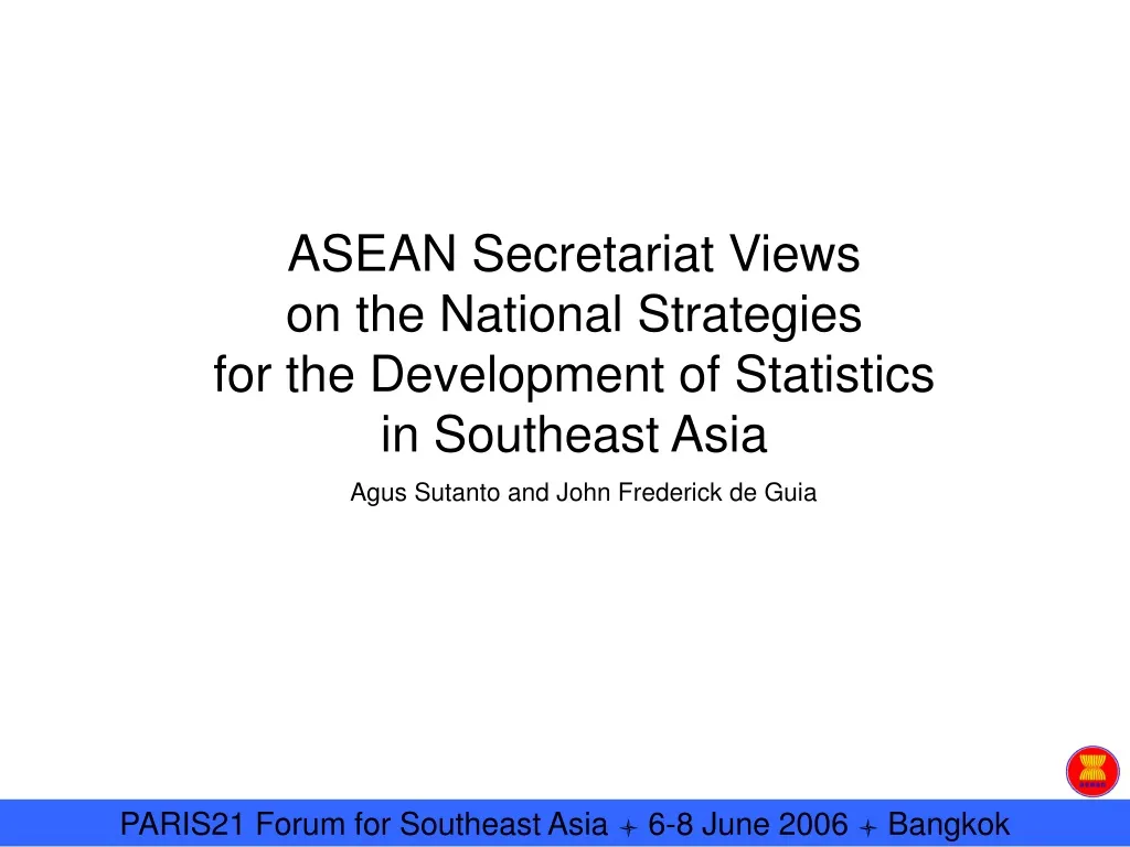 asean secretariat views on the national