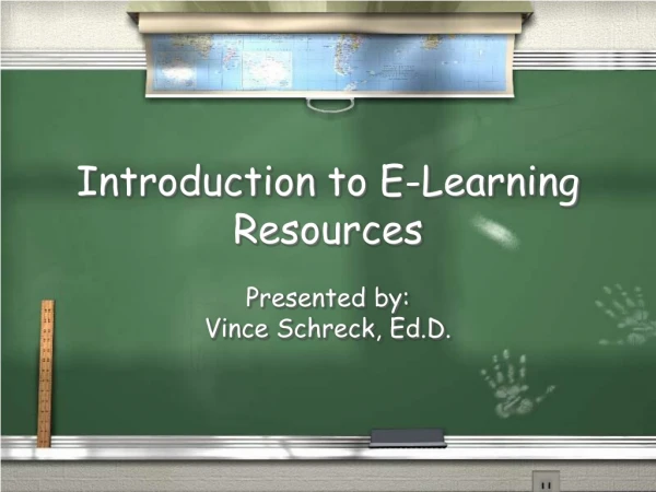 Introduction to E-Learning Resources
