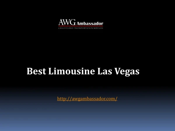Best Limousine Las Vegas