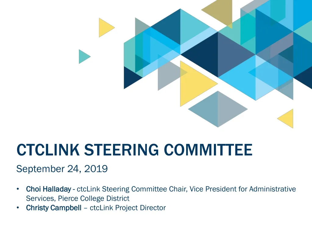 ctclink steering committee
