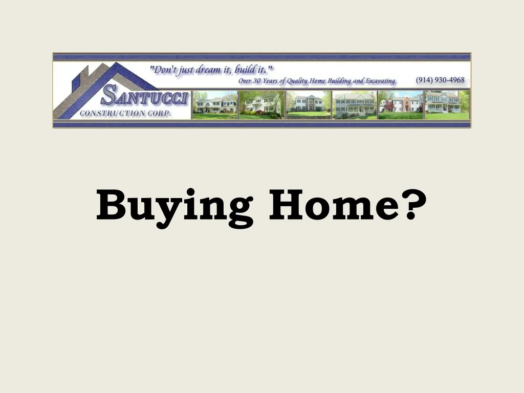 buying home