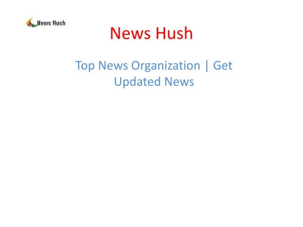 News Hush - Top News Organization | Get Updated News