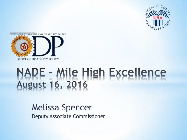 NADE - Mile High Excellence August 16, 2016