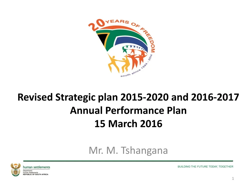 revised strategic plan 2015 2020 and 2016 2017