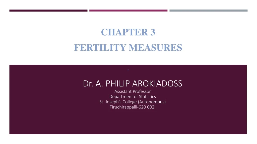 chapter 3 fertility measures