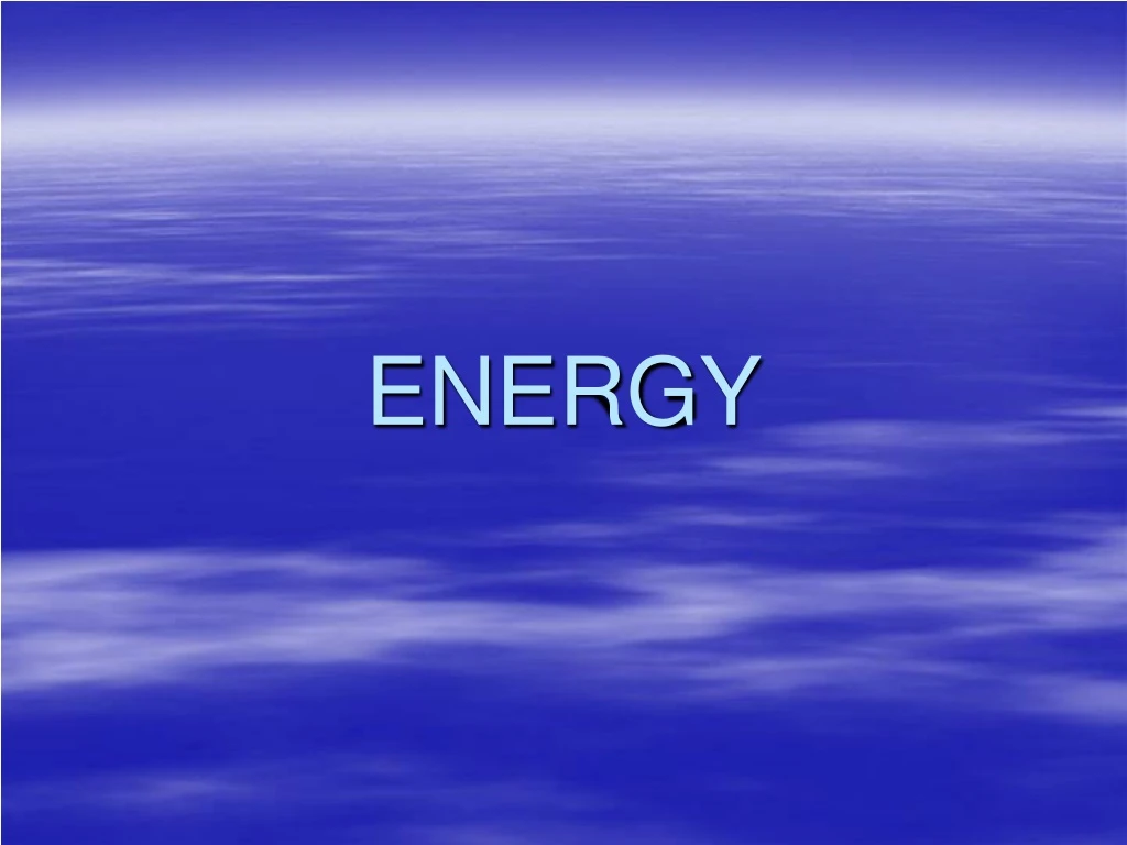 energy