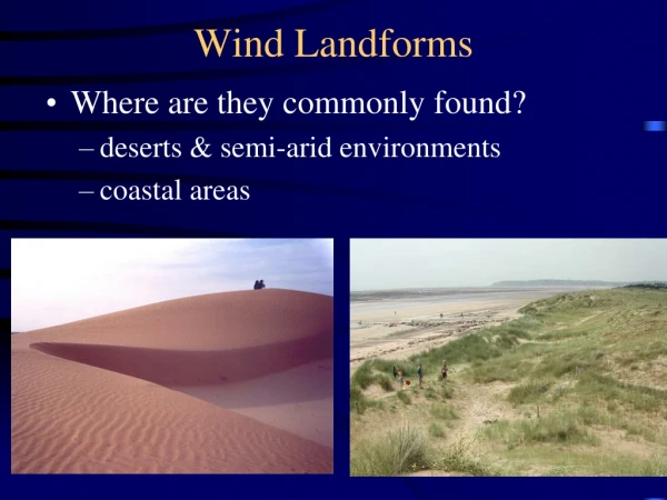 Wind Landforms