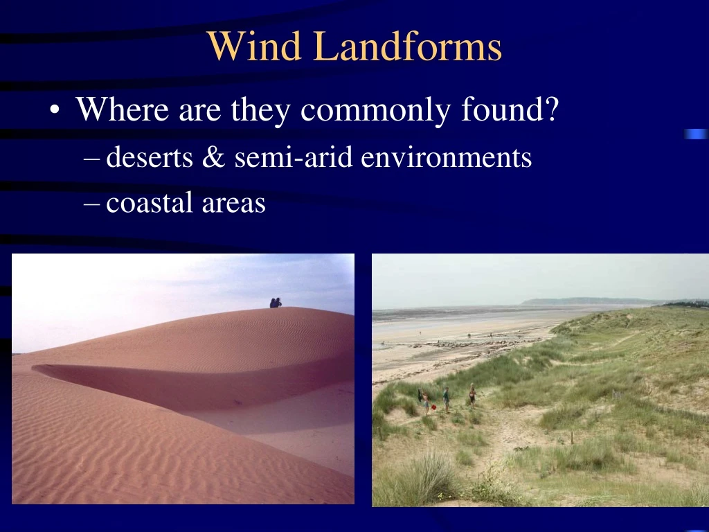 wind landforms