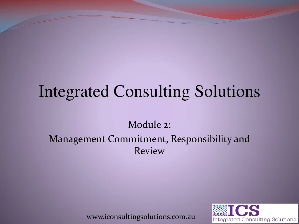 integrated consulting solutions