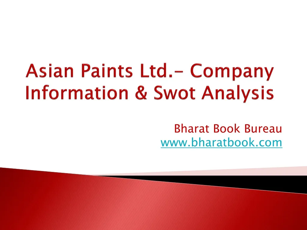 asian paints ltd company information swot analysis