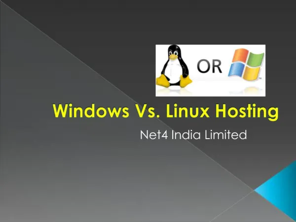 Choose from Windows or Linux Hosting
