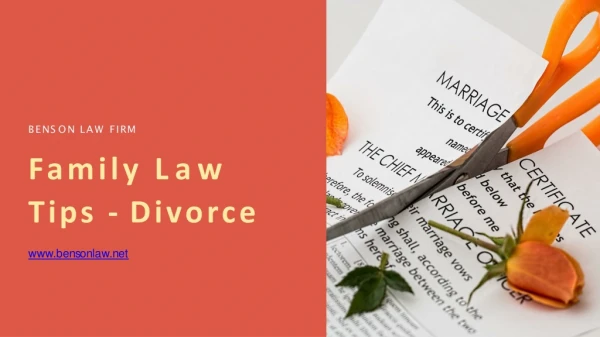 Family Law Tips - Divorce
