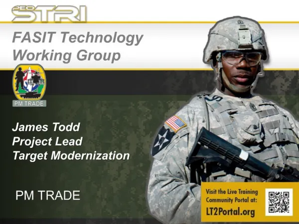 James Todd Project Lead Target Modernization