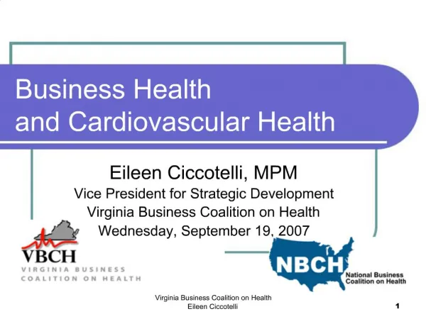 Business Health and Cardiovascular Health